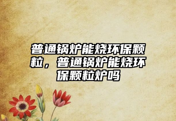 普通鍋爐能燒環保顆粒，普通鍋爐能燒環保顆粒爐嗎