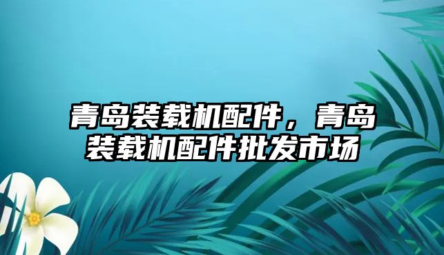 青島裝載機配件，青島裝載機配件批發(fā)市場