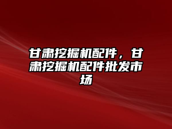 甘肅挖掘機配件，甘肅挖掘機配件批發市場