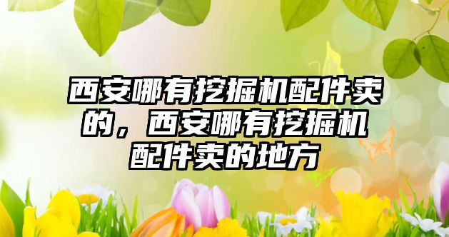 西安哪有挖掘機配件賣的，西安哪有挖掘機配件賣的地方