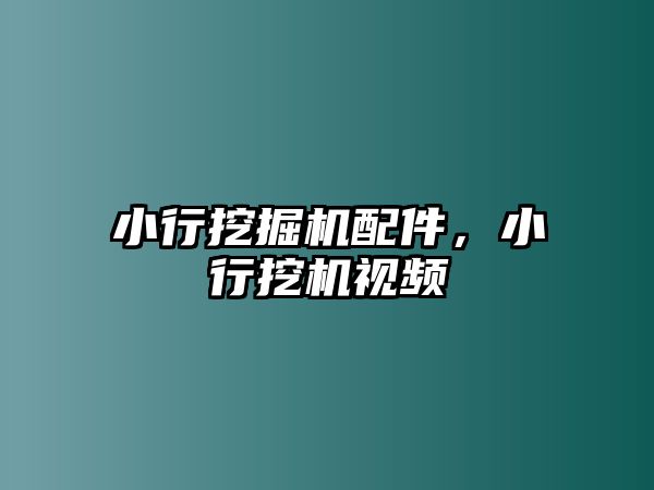 小行挖掘機(jī)配件，小行挖機(jī)視頻