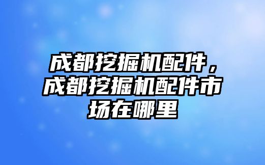 成都挖掘機配件，成都挖掘機配件市場在哪里