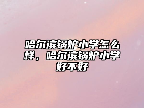 哈爾濱鍋爐小學怎么樣，哈爾濱鍋爐小學好不好