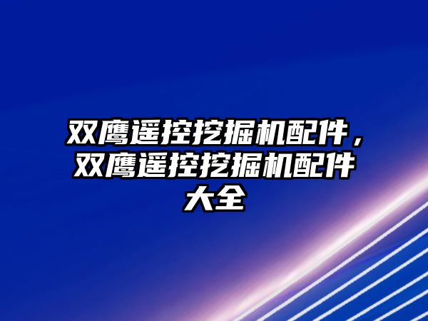 雙鷹遙控挖掘機配件，雙鷹遙控挖掘機配件大全