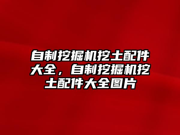 自制挖掘機挖土配件大全，自制挖掘機挖土配件大全圖片