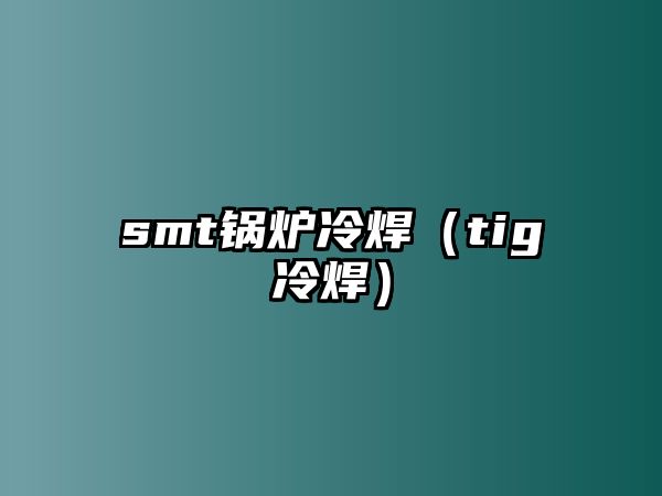 smt鍋爐冷焊（tig冷焊）