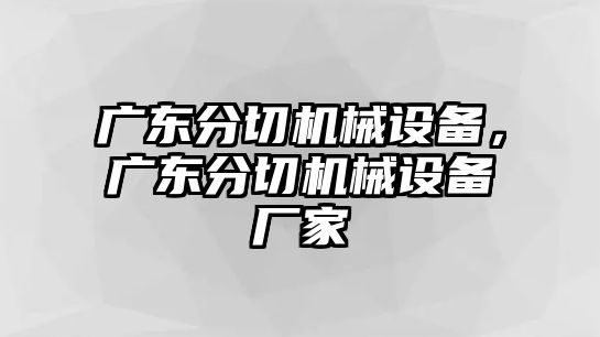 廣東分切機械設(shè)備，廣東分切機械設(shè)備廠家