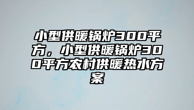 小型供暖鍋爐300平方，小型供暖鍋爐300平方農村供暖熱水方案