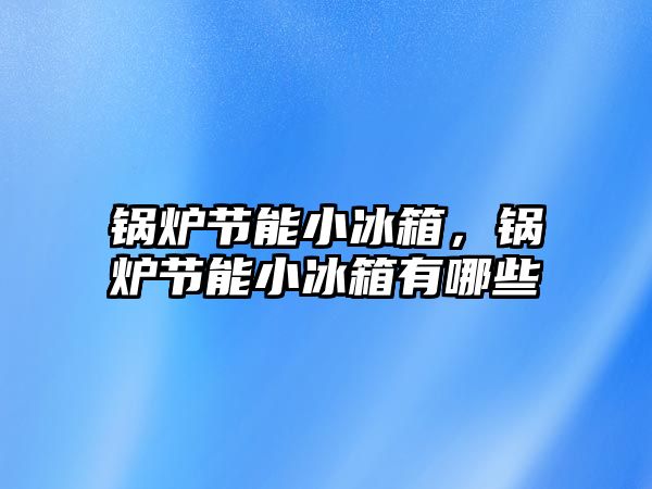 鍋爐節能小冰箱，鍋爐節能小冰箱有哪些