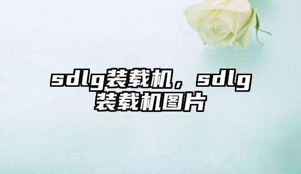 sdlg裝載機(jī)，sdlg裝載機(jī)圖片