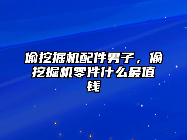 偷挖掘機配件男子，偷挖掘機零件什么最值錢