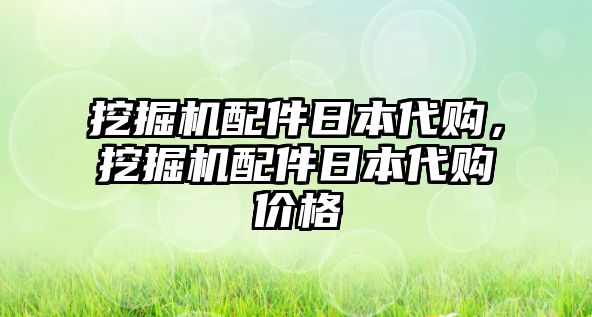 挖掘機(jī)配件日本代購，挖掘機(jī)配件日本代購價格