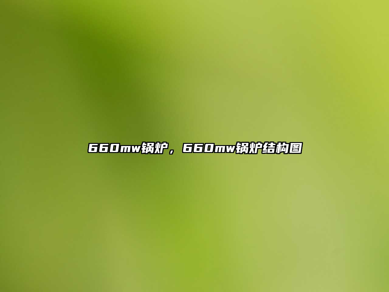 660mw鍋爐，660mw鍋爐結構圖