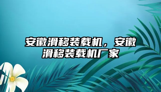 安徽滑移裝載機(jī)，安徽滑移裝載機(jī)廠家