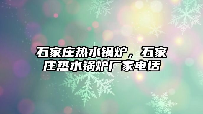 石家莊熱水鍋爐，石家莊熱水鍋爐廠家電話