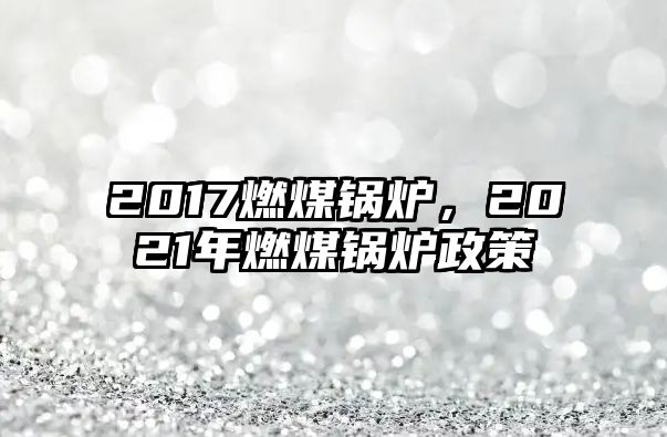 2017燃煤鍋爐，2021年燃煤鍋爐政策