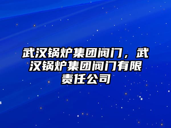 武漢鍋爐集團閥門，武漢鍋爐集團閥門有限責任公司