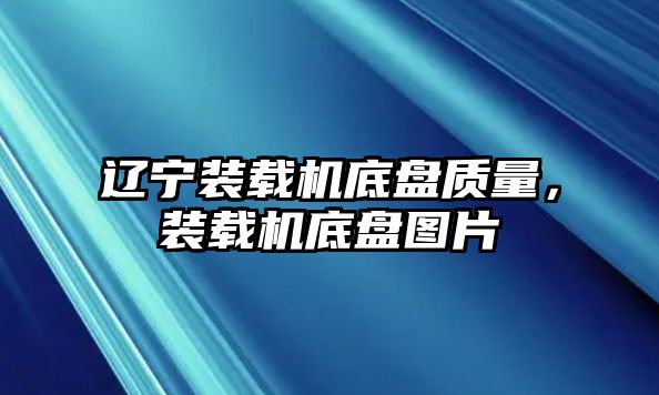 遼寧裝載機(jī)底盤質(zhì)量，裝載機(jī)底盤圖片