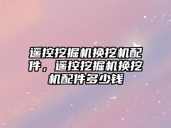 遙控挖掘機換挖機配件，遙控挖掘機換挖機配件多少錢