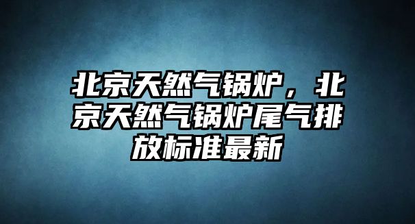 北京天然氣鍋爐，北京天然氣鍋爐尾氣排放標準最新