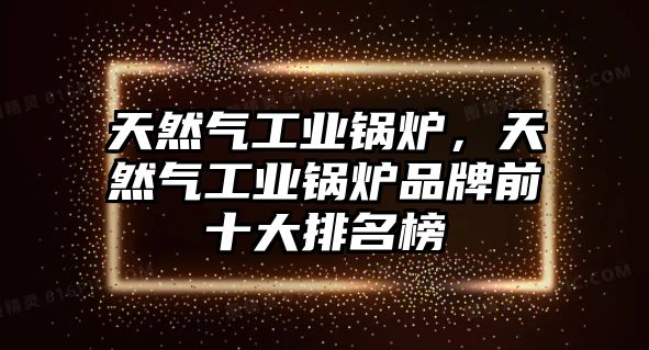 天然氣工業鍋爐，天然氣工業鍋爐品牌前十大排名榜