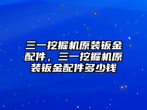 三一挖掘機(jī)原裝鈑金配件，三一挖掘機(jī)原裝鈑金配件多少錢