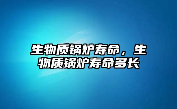 生物質鍋爐壽命，生物質鍋爐壽命多長