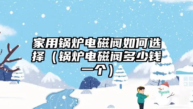 家用鍋爐電磁閥如何選擇（鍋爐電磁閥多少錢(qián)一個(gè)）