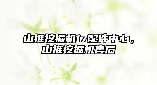 山推挖掘機17配件中心，山推挖掘機售后