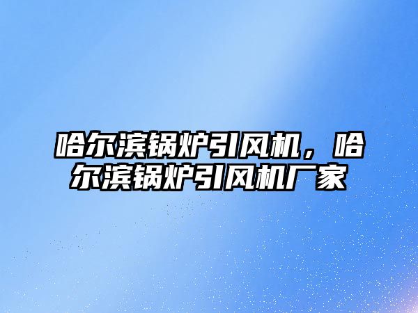 哈爾濱鍋爐引風機，哈爾濱鍋爐引風機廠家