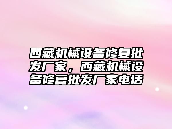 西藏機械設備修復批發(fā)廠家，西藏機械設備修復批發(fā)廠家電話