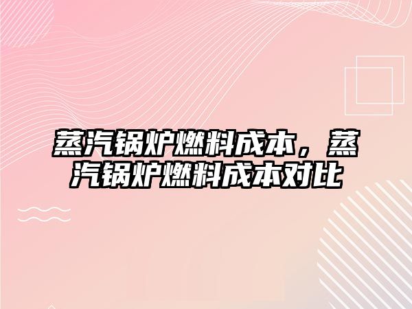 蒸汽鍋爐燃料成本，蒸汽鍋爐燃料成本對(duì)比