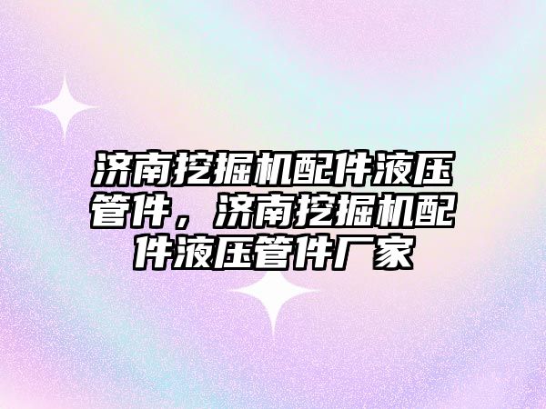 濟南挖掘機配件液壓管件，濟南挖掘機配件液壓管件廠家