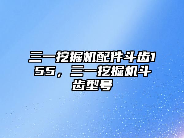 三一挖掘機配件斗齒155，三一挖掘機斗齒型號