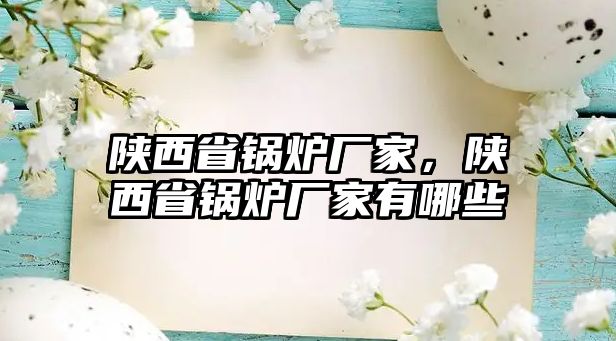 陜西省鍋爐廠家，陜西省鍋爐廠家有哪些