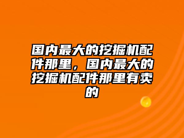 國(guó)內(nèi)最大的挖掘機(jī)配件那里，國(guó)內(nèi)最大的挖掘機(jī)配件那里有賣的