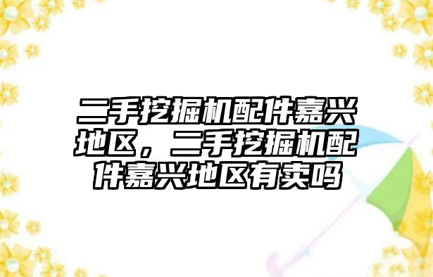 二手挖掘機配件嘉興地區(qū)，二手挖掘機配件嘉興地區(qū)有賣嗎