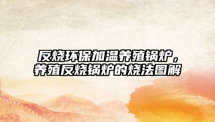 反燒環(huán)保加溫養(yǎng)殖鍋爐，養(yǎng)殖反燒鍋爐的燒法圖解