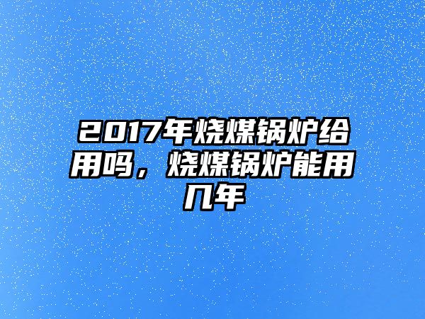 2017年燒煤鍋爐給用嗎，燒煤鍋爐能用幾年