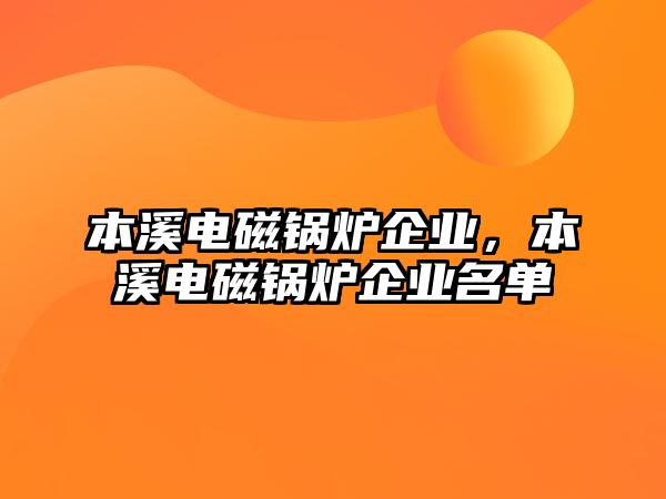 本溪電磁鍋爐企業(yè)，本溪電磁鍋爐企業(yè)名單