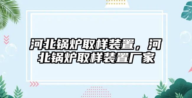 河北鍋爐取樣裝置，河北鍋爐取樣裝置廠家