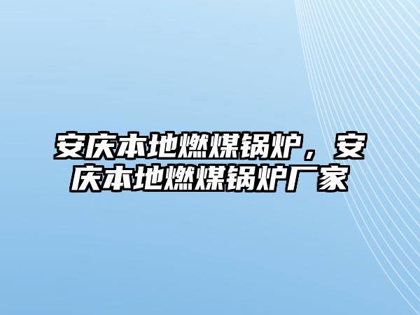 安慶本地燃煤鍋爐，安慶本地燃煤鍋爐廠家