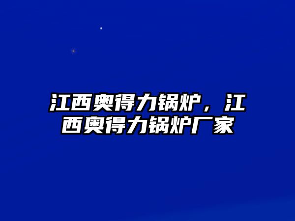 江西奧得力鍋爐，江西奧得力鍋爐廠家