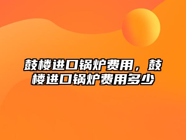 鼓樓進口鍋爐費用，鼓樓進口鍋爐費用多少