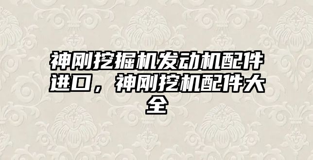 神剛挖掘機發動機配件進口，神剛挖機配件大全