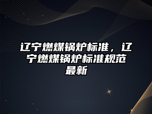 遼寧燃煤鍋爐標準，遼寧燃煤鍋爐標準規(guī)范最新