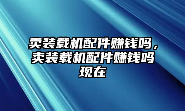 賣裝載機配件賺錢嗎，賣裝載機配件賺錢嗎現在