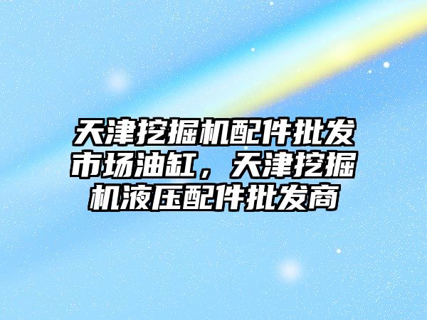 天津挖掘機配件批發市場油缸，天津挖掘機液壓配件批發商