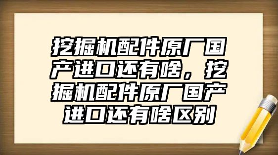 挖掘機配件原廠國產(chǎn)進口還有啥，挖掘機配件原廠國產(chǎn)進口還有啥區(qū)別