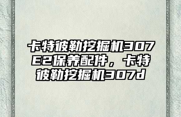 卡特彼勒挖掘機307E2保養(yǎng)配件，卡特彼勒挖掘機307d